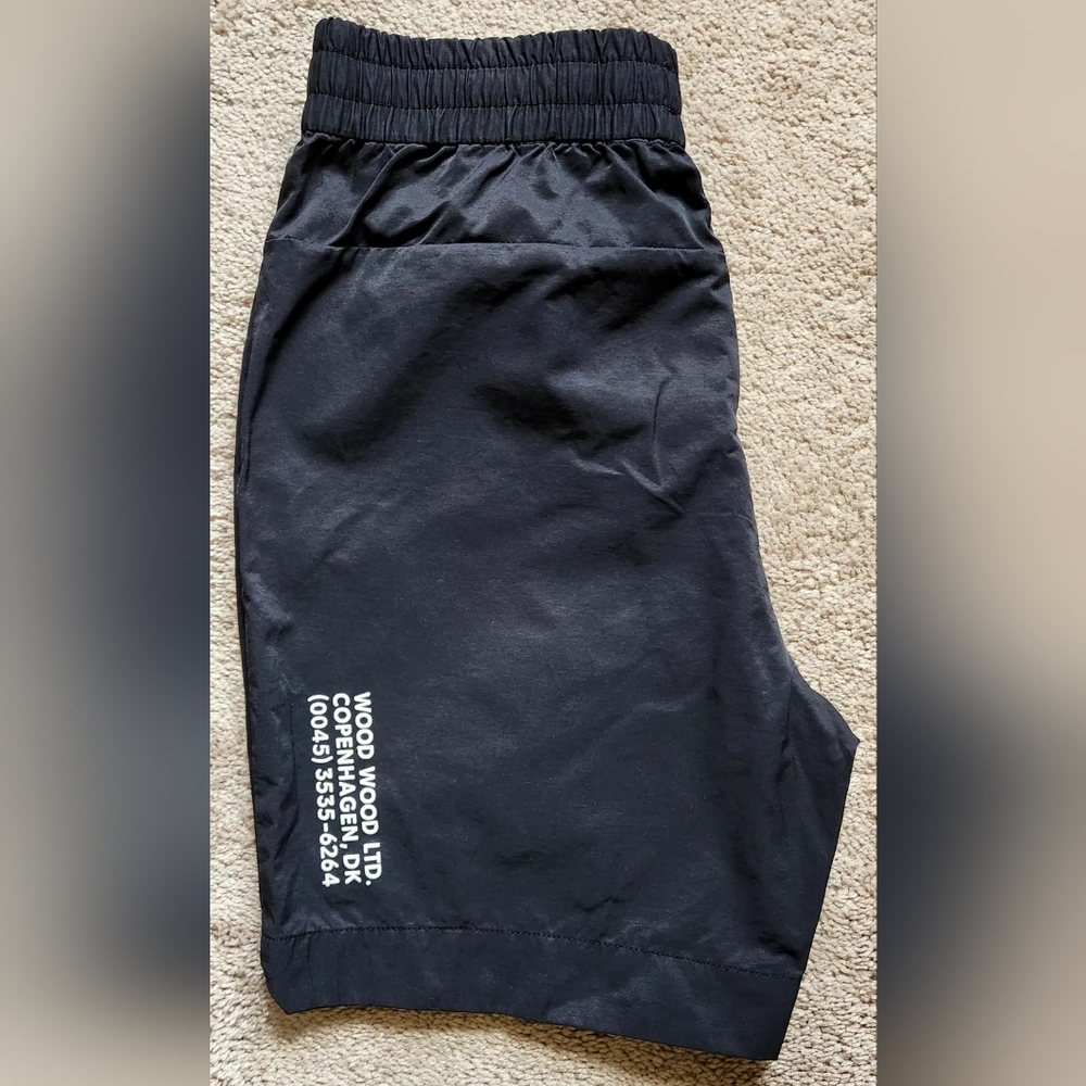Wood Wood Baltazar Nylon Shorts - Black